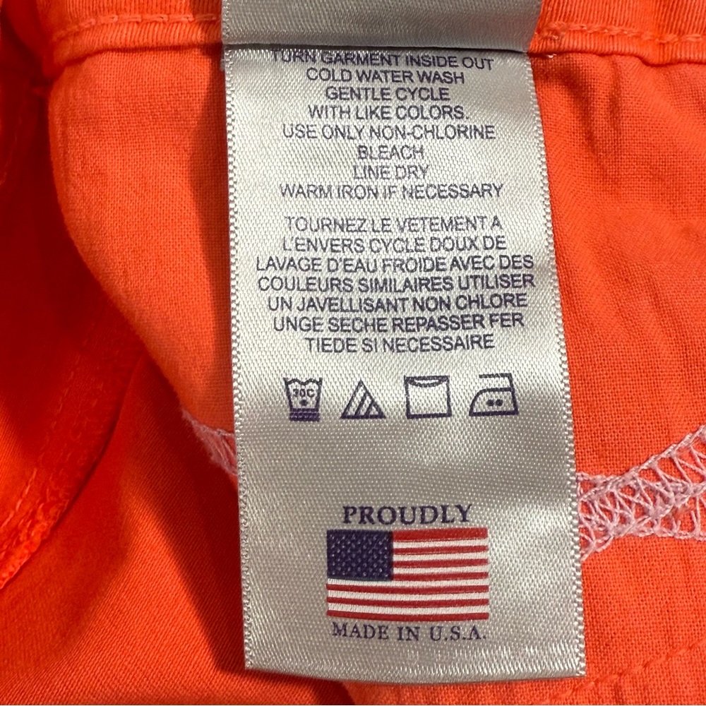 NYDJ Not Your Daughter’s Jeans Pencil Skirt Papaya Color Size 14 Made In USA - Picture 11 of 12